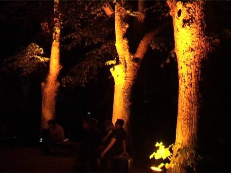 Krefeld : Burg- und Park Linn im Rahmen der Illumina 2002